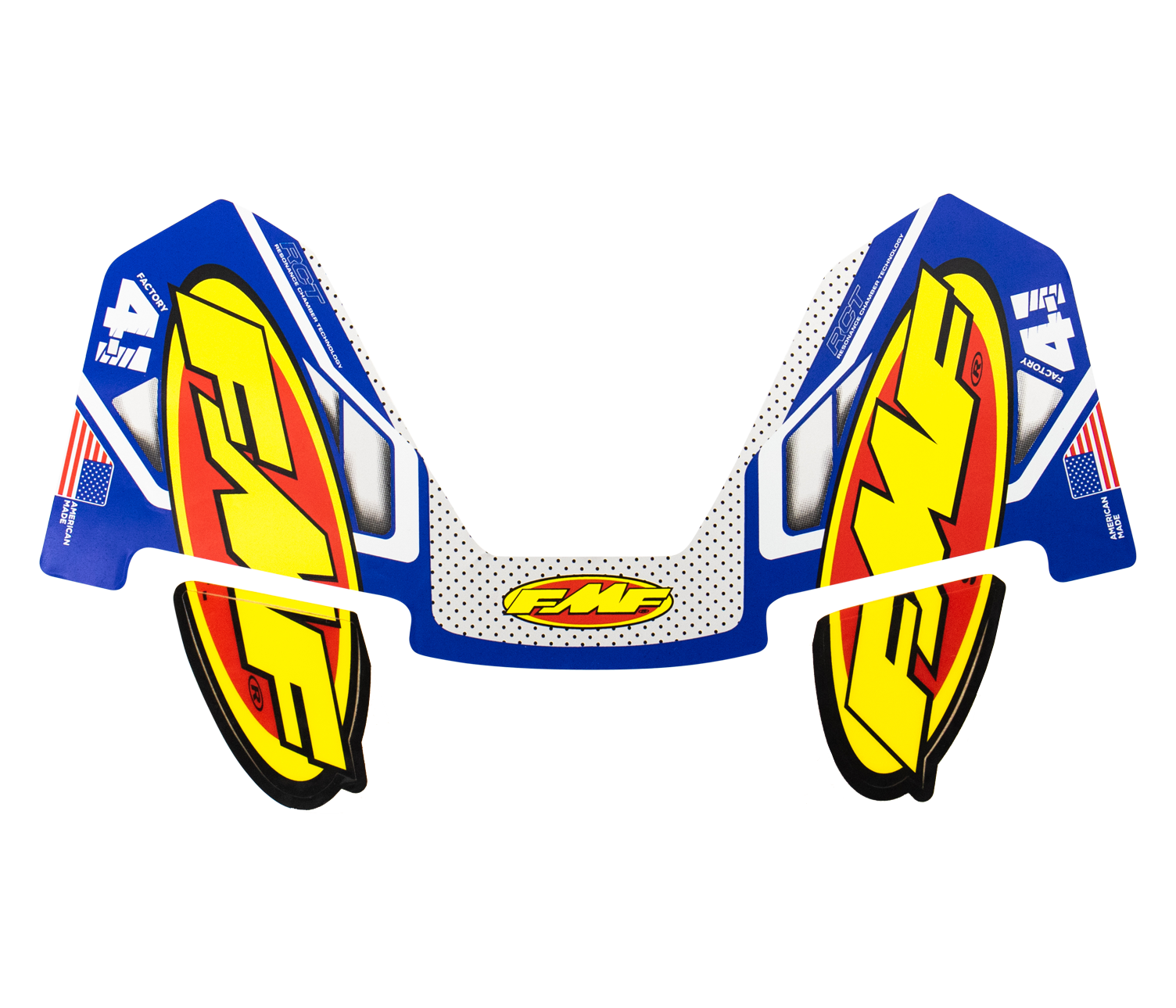 FMF 4.1 COLORWAYS 2020 LOGO KIT – BLUE