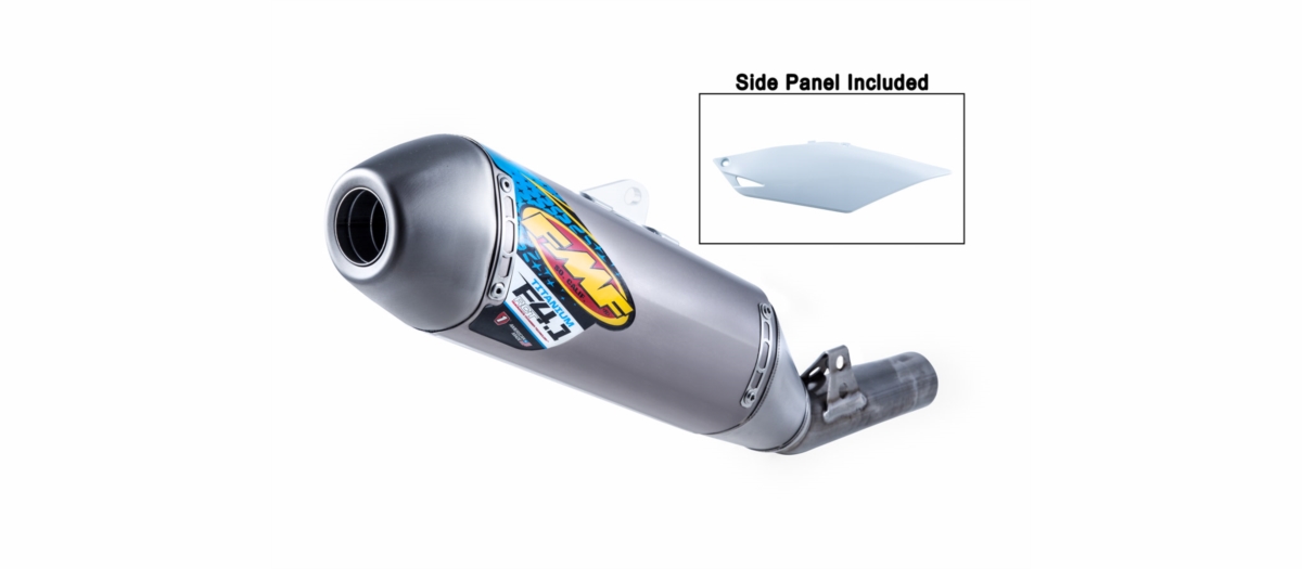 IPN-HON CRF250R'14-17 TITANIUM FACTORY 4.1 RCT SLIP-ON MFLR W/SIDE PANEL (041527)