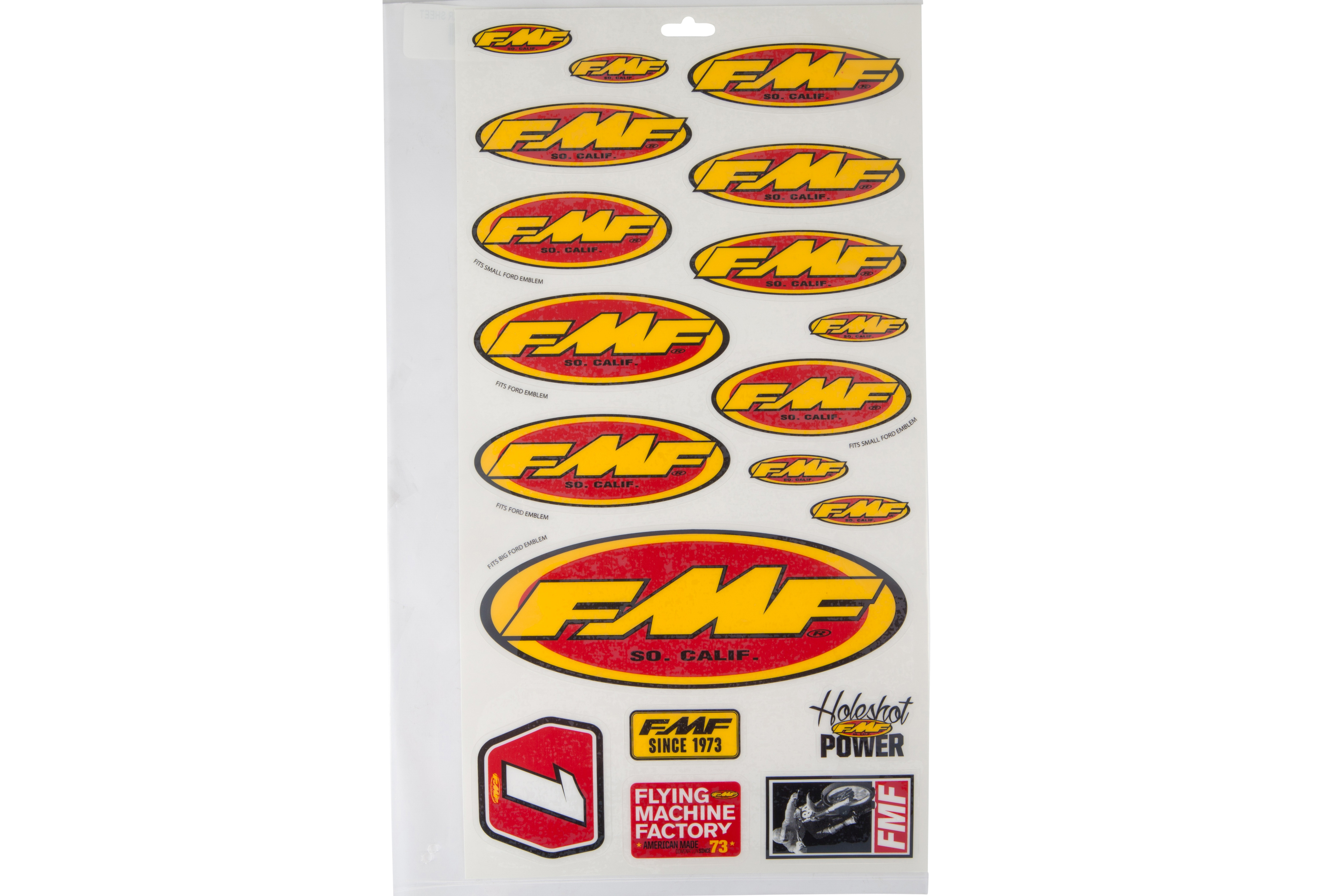 FMF ASSORTED STKR SHEET (014800)